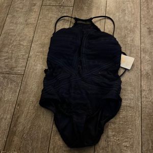 Becca crochet one piece in Navy